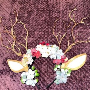 Deer antlers headband